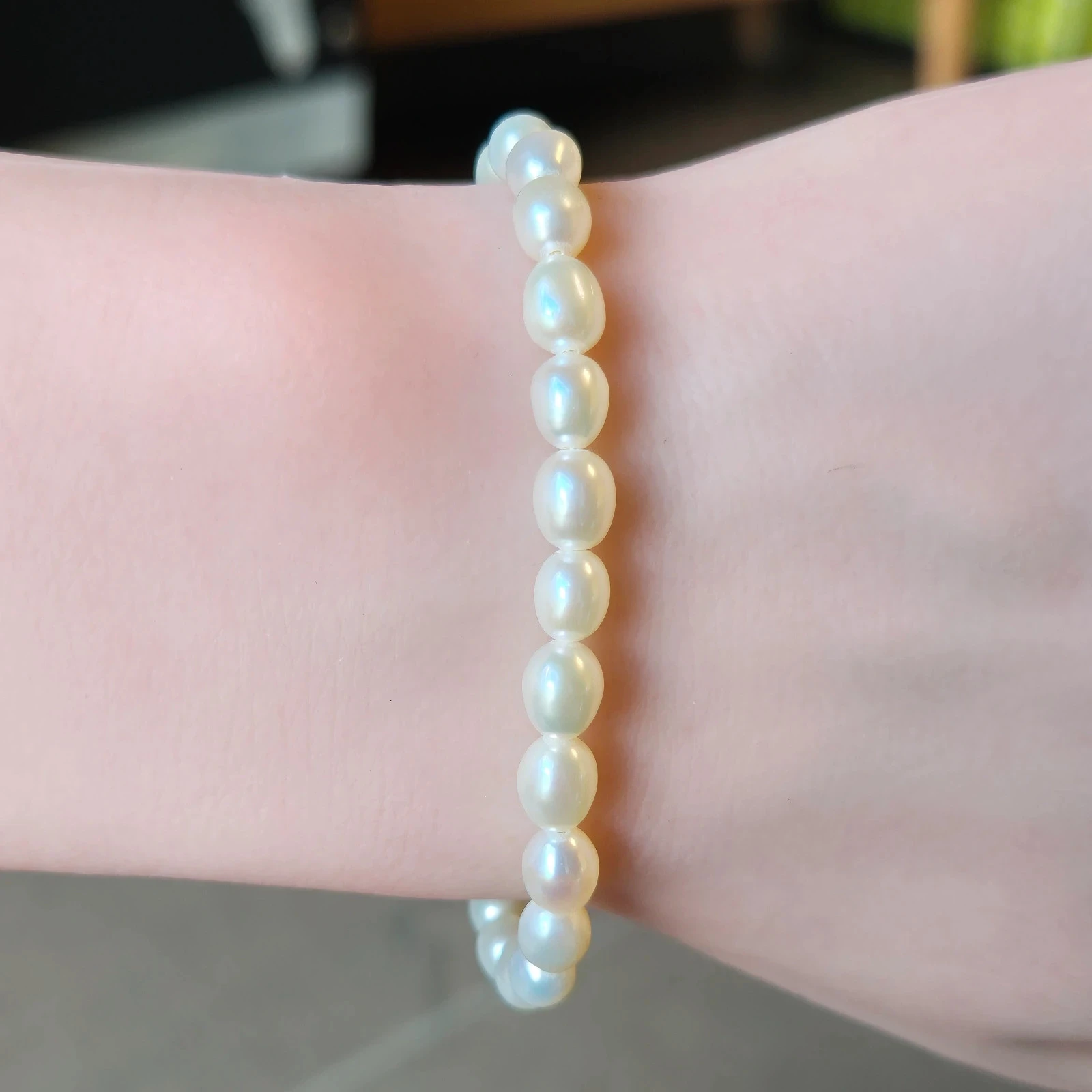 #Echte parelketting met S925 zilveren sluiting – photo 7